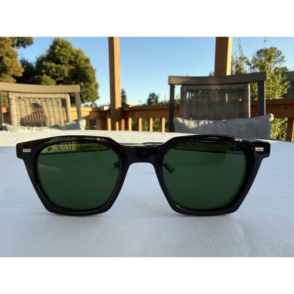 SPITFIRE 'BC2' - BLACK GREEN SHADES SUNNIES 100% UVA/UVB SAFE LENSES